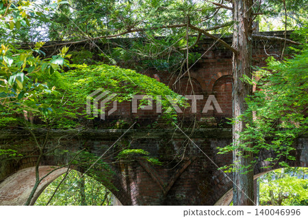 View of the Nanzenji Aqueduct in Kyoto View of the Nanzenji Aqueduct in Kyoto 140046996