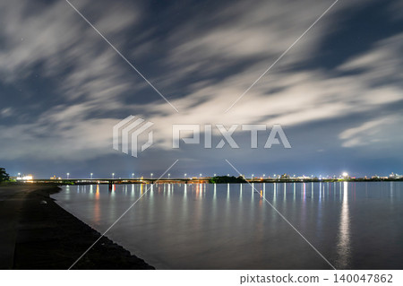 陰雲密佈的天空下的一潁橋 陰雲密佈的天空下的一潁橋 140047862