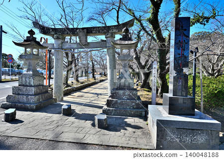 長崎縣:肥前國久島城的城牆與遺址 長崎縣:肥前國久島城的城牆與遺址 140048188