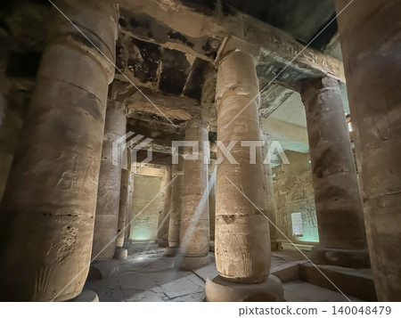 Beautiful interiors and ancient hieroglyphs in the Temple of Seti I in Abydos, Egypt. Beautiful interiors and ancient hieroglyphs in the Temple of Seti I in Abydos, Egypt. 140048479