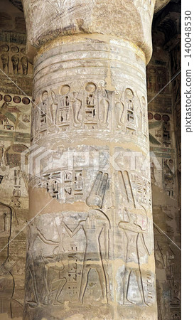 Medinet Habu, the mortuary temple of Ramesses III, located on the west bank of Luxor, Egypt. Medinet Habu, the mortuary temple of Ramesses III, located on the west bank of Luxor, Egypt. 140048530