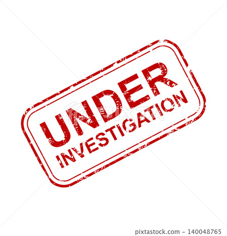 Red under investigation vector illustration with distressed Red under investigation vector illustration with distressed 140048765