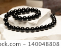 Natural black tourmaline beads for jewelry making and design 140048808