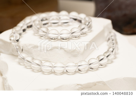 Natural clear quartz beads for jewelry making and crafting Natural clear quartz beads for jewelry making and crafting 140048810