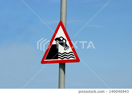 Do Not Drive Off the Jetty Into the Sea Warning Sign Do Not Drive Off the Jetty Into the Sea Warning Sign 140048943