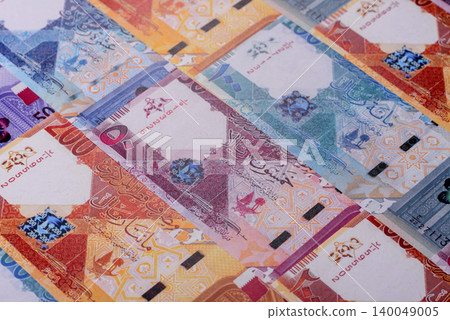 Qatar paper money, the Qatari riyal as a tool for financial transactions and trade. Qatari money Qatar paper money, the Qatari riyal as a tool for financial transactions and trade. Qatari money 140049005