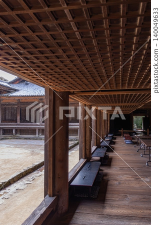昭沙山圓寺:一座傳統建築,擁有美麗的格子天花板,食堂一樓設有抄經區(兵庫縣姬路市) 昭沙山圓寺:一座傳統建築,擁有美麗的格子天花板,食堂一樓設有抄經區(兵庫縣姬路市) 140049633
