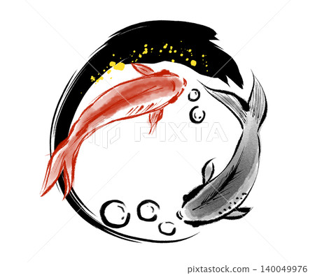 用畫筆畫的金魚 用畫筆畫的金魚 140049976