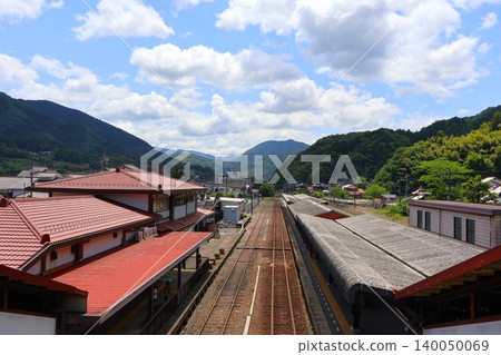 View from Tsuwano Station 140050069