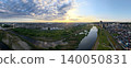 Tamagawa Riverbed and surrounding townscape 140050831