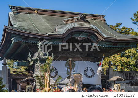 這是愛知縣豐川市豐川稻荷神社在新年假期期間的景象。 這是愛知縣豐川市豐川稻荷神社在新年假期期間的景象。 140051158