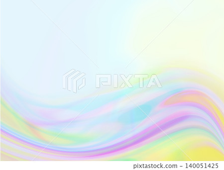 Colorful pastel wave background material Colorful pastel wave background material 140051425