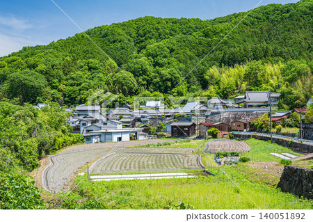奈良縣奧飛鳥村的山村 140051892