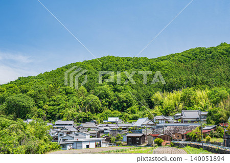 A mountain village in Oku-Asuka, Asuka Village, Nara Prefecture A mountain village in Oku-Asuka, Asuka Village, Nara Prefecture 140051894