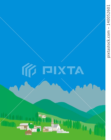 Santa Maddalena, Dolomites, Italy, Spring 140052601