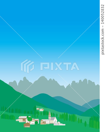 Santa Maddalena, Dolomites, Italy, Summer 140052832