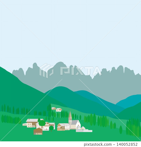 Santa Maddalena, Dolomites, Italy, Summer 140052852