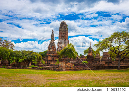 Landscape of Wat Phra Ram is in the Ayutthaya Historical Park. It is a place and important tourist attraction near Bangkok, Thailand. Landscape of Wat Phra Ram is in the Ayutthaya Historical Park. It is a place and important tourist attraction near Bangkok, Thailand. 140053292