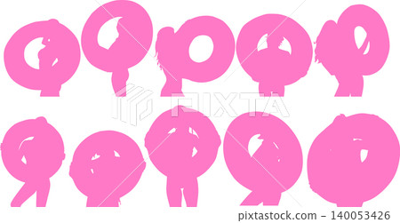 Silhouette illustration of a woman playing with a lifebuoy in the sea. Silhouette illustration of a woman playing with a lifebuoy in the sea. 140053426
