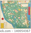 舊地圖「江戶切江津」隅田川向島地圖 140054367