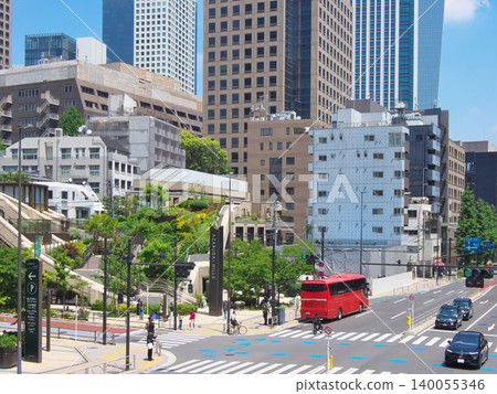 View of the Kamiyacho Station area from Sakurada-dori (National Route 1) - Urban Landscape (May 2026) View of the Kamiyacho Station area from Sakurada-dori (National Route 1) - Urban Landscape (May 2026) 140055346