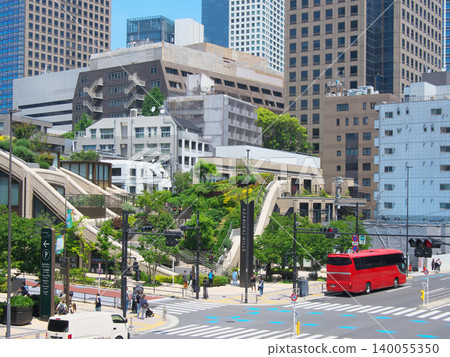 從櫻田通(國道1號線)眺望神谷町站週邊地區 - 城市景觀(2026年5月) 從櫻田通(國道1號線)眺望神谷町站週邊地區 - 城市景觀(2026年5月) 140055350