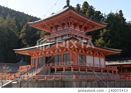 Mount Hiei, East Pagoda of Hokke Sojiin Temple 140055413