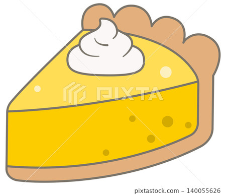 Cute Pumpkin Pie Slice Cartoon for Kids Autumn Picnic Activity Cute Pumpkin Pie Slice Cartoon for Kids Autumn Picnic Activity 140055626