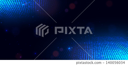 Technology futuristic digital data linking network connection dotted glowing on dark background. Technology futuristic digital data linking network connection dotted glowing on dark background. 140056034