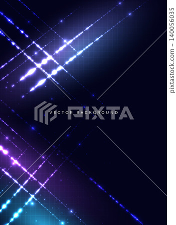 Abstract Neon Grid Light Lines Technology Background. Abstract Neon Grid Light Lines Technology Background. 140056035