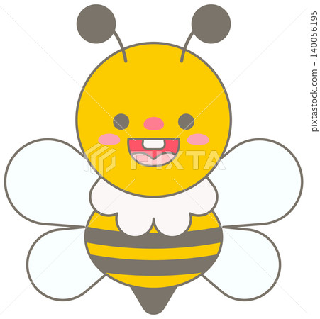 Cute Bee Character Cartoon for Kids Nature Outdoor Adventure Cute Bee Character Cartoon for Kids Nature Outdoor Adventure 140056195