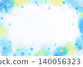 水彩星空背景素材，可用於七夕或聖誕節。 140056323