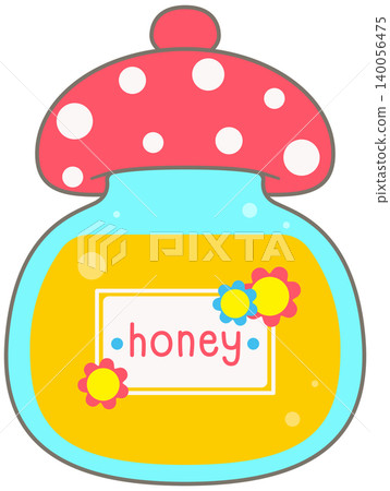Cute Honey Jar with Mushroom Lid Cartoon for Kids Forest Adventure Cute Honey Jar with Mushroom Lid Cartoon for Kids Forest Adventure 140056475