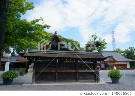 紺宮神社：紺平（護衛牆）和那應殿（祭祀殿） 140056565