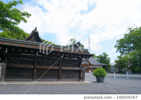 紺宮神社：紺平（護衛牆）和那應殿（祭祀殿） 140056567