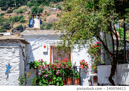 Pampaneira is a picturesque village located in the Alpujarras region of Granada province, Spain 140056611