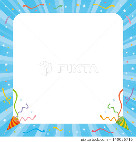 Colorful confetti and party cracker background Colorful confetti and party cracker background 140056716