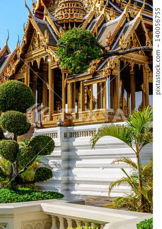 Wat Phra Kaew, Temple of the Emerald Buddha, Bangkok, Thailand Wat Phra Kaew, Temple of the Emerald Buddha, Bangkok, Thailand 140056755