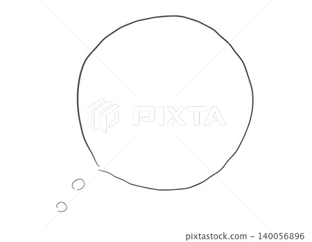Speech bubble, thinking frame illustration, hand-drawn illustration material Speech bubble, thinking frame illustration, hand-drawn illustration material 140056896
