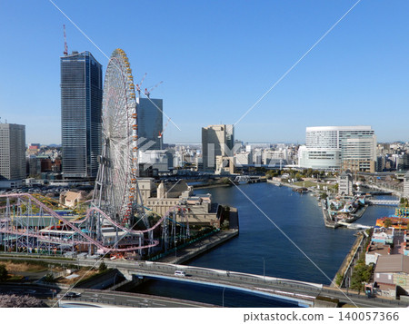 Yokohama Minatomirai Ferris wheel Yokohama Minatomirai Ferris wheel 140057366