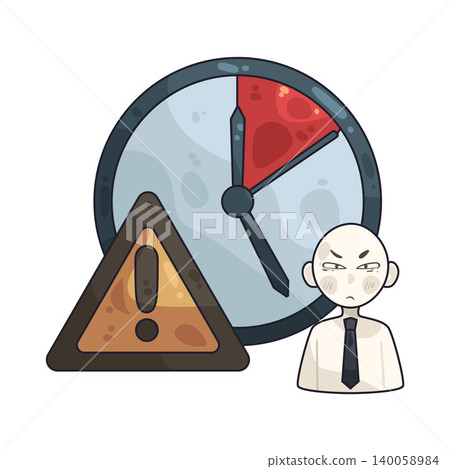 Illustration of Overtime Illustration of Overtime 140058984