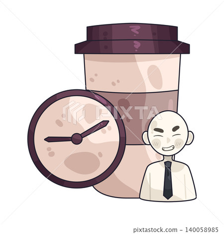 Illustration of Break Time 140058985