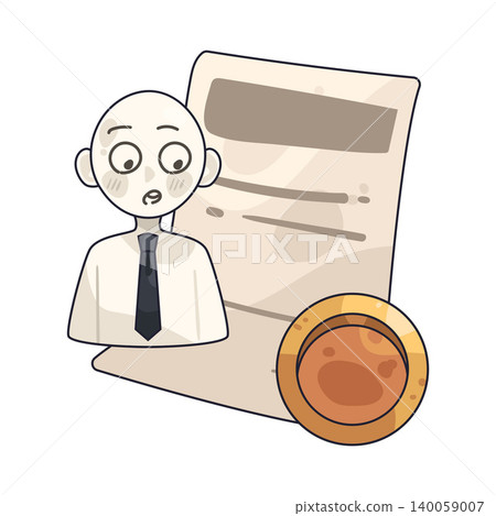 Illustration of Wage Illustration of Wage 140059007