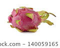 Fresh red dragon fruit whole isolated on a white background 140059165