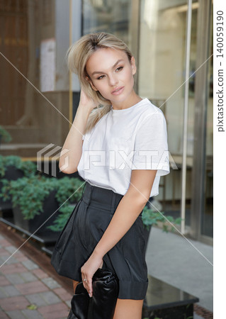 Portrait of a lovely blonde Portrait of a lovely blonde 140059190