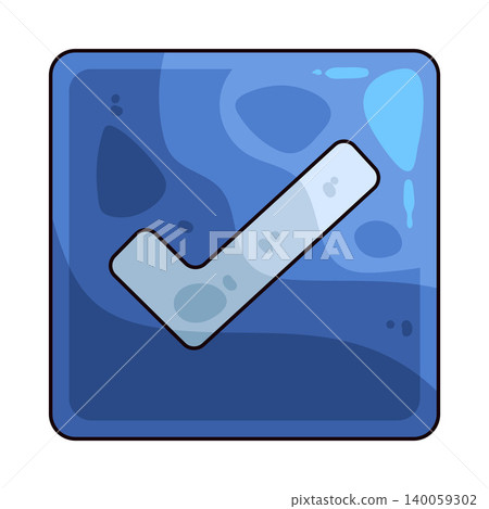 Illustration of Check Square Illustration of Check Square 140059302