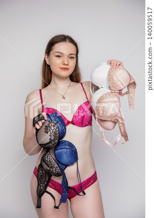 Portrait of a charming brunette Portrait of a charming brunette 140059517