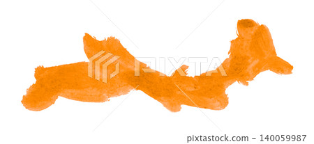 orange brush isolated on transparent background orange watercolor orange brush isolated on transparent background orange watercolor 140059987