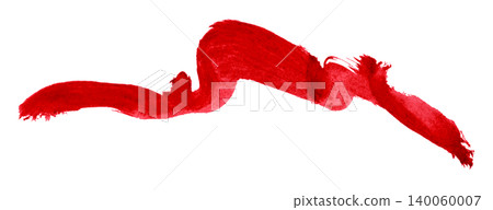 red brush isolated on transparent background red watercolor red brush isolated on transparent background red watercolor 140060007