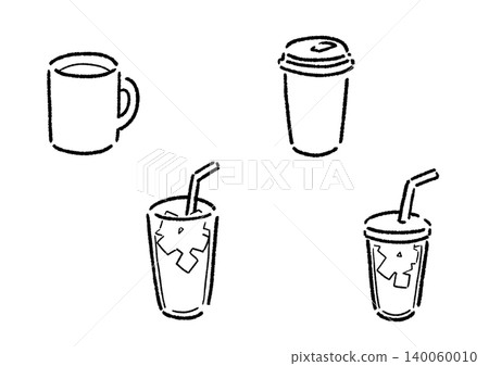 咖啡和飲品插圖 140060010
